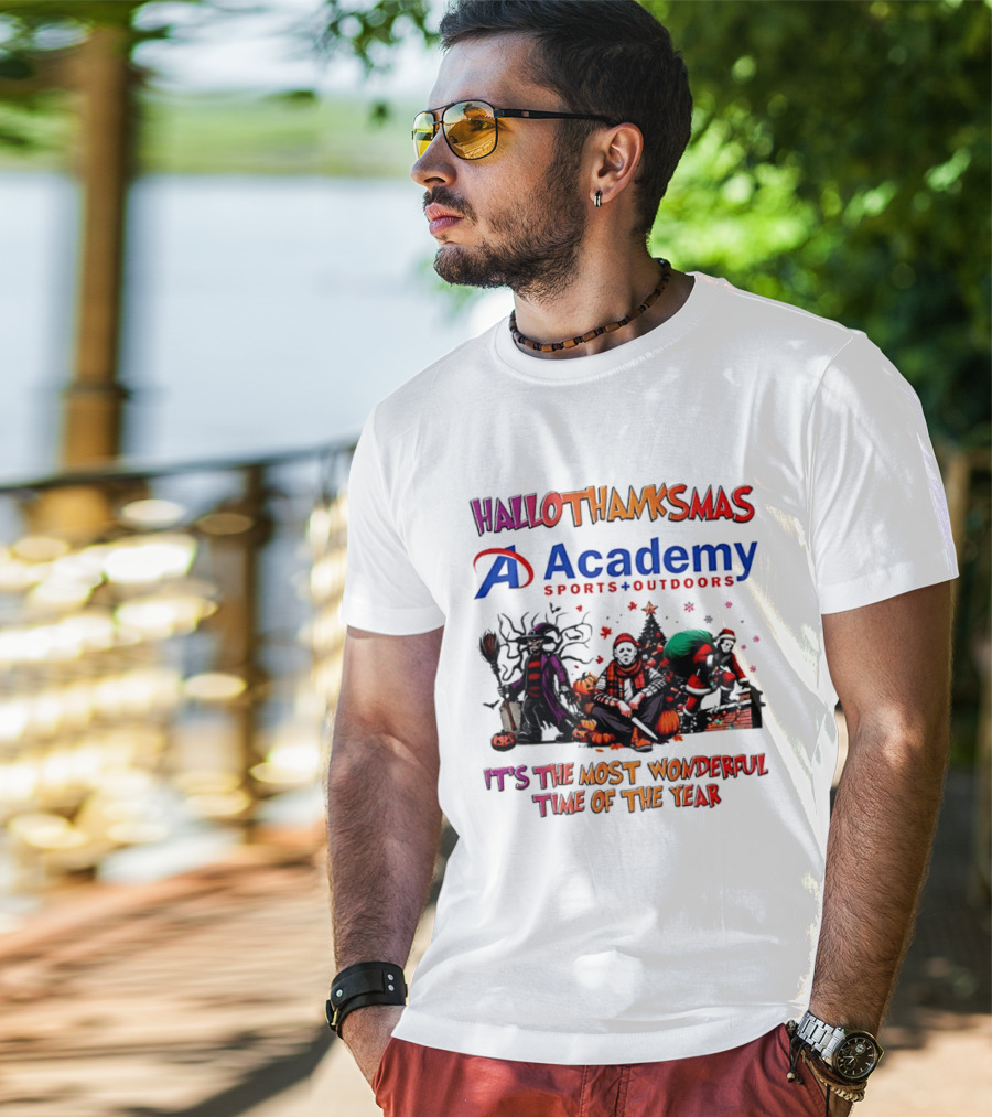 Hallothanksmas Academy Sports Outdoors It's The Most Wonderful Time T-Shirt