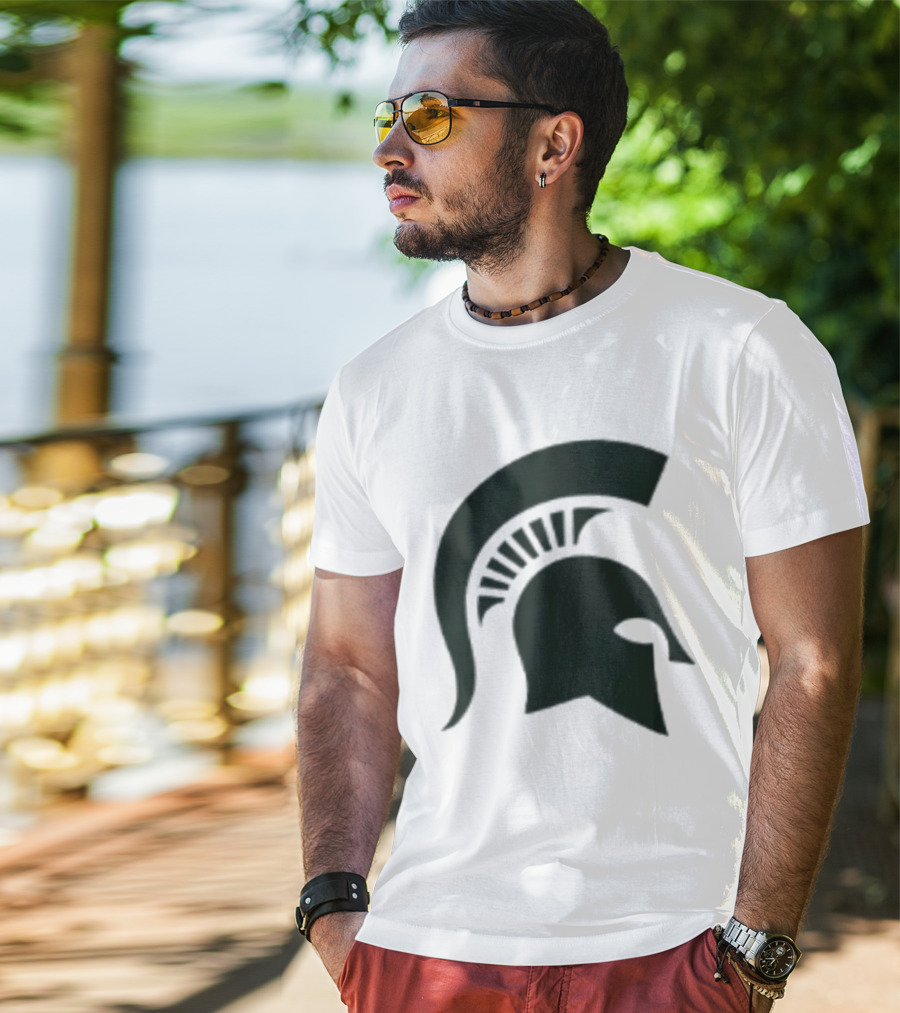 Michigan State Spartans Primary 2025 Iconic Spartan Helmet Trendy T-Shirt
