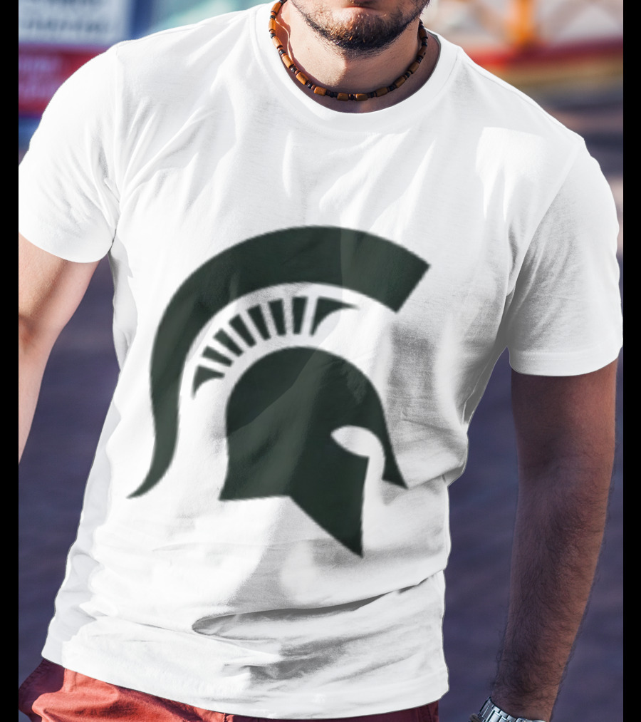 Michigan State Spartans Primary 2025 Iconic Spartan Helmet Trendy T-Shirt