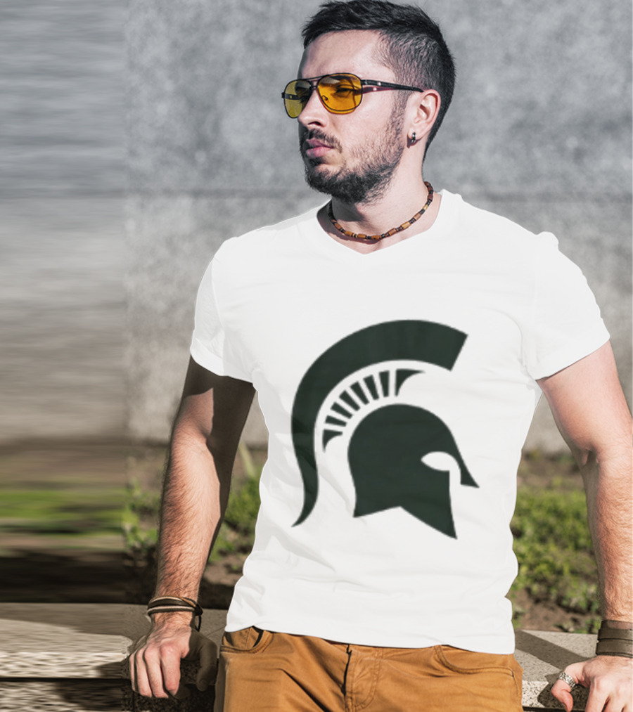 Michigan State Spartans Primary 2025 Iconic Spartan Helmet Trendy T-Shirt