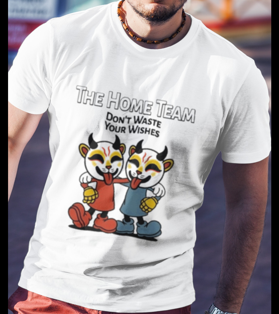 The Home Team Don't Waste Your Wishes Cuphead Tie Dye T-Shirt