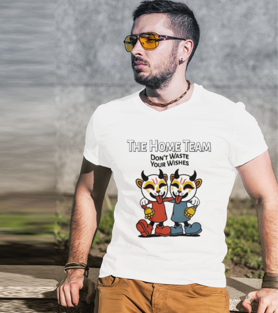 The Home Team Don't Waste Your Wishes Cuphead Tie Dye T-Shirt