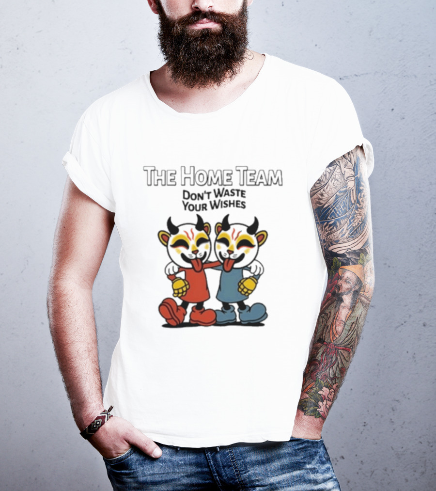 The Home Team Don't Waste Your Wishes Cuphead Tie Dye T-Shirt