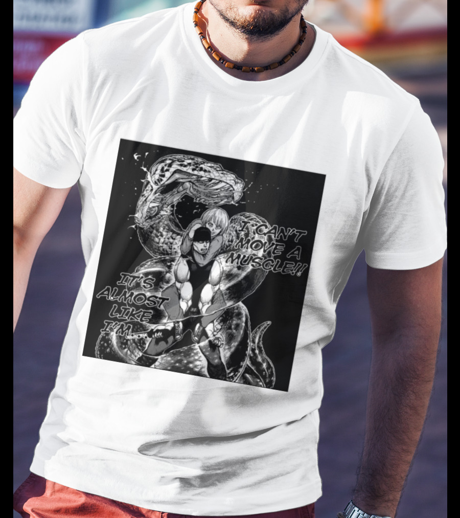 I Can't Move A Muscle It's Almost Like I'm Imai Cosmo Manga Snake Scene T-Shirt