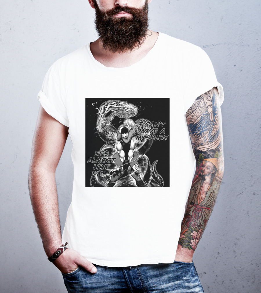 I Can't Move A Muscle It's Almost Like I'm Imai Cosmo Manga Snake Scene T-Shirt