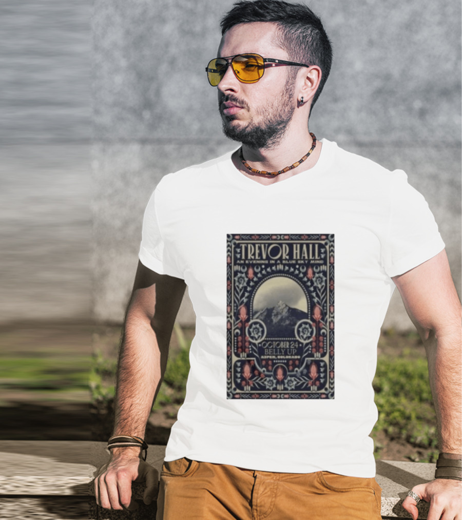 Trevor Hall An Evening In A Blue Sky Mind At Belly Up Aspen Colorado October 24 2025 T-Shirt