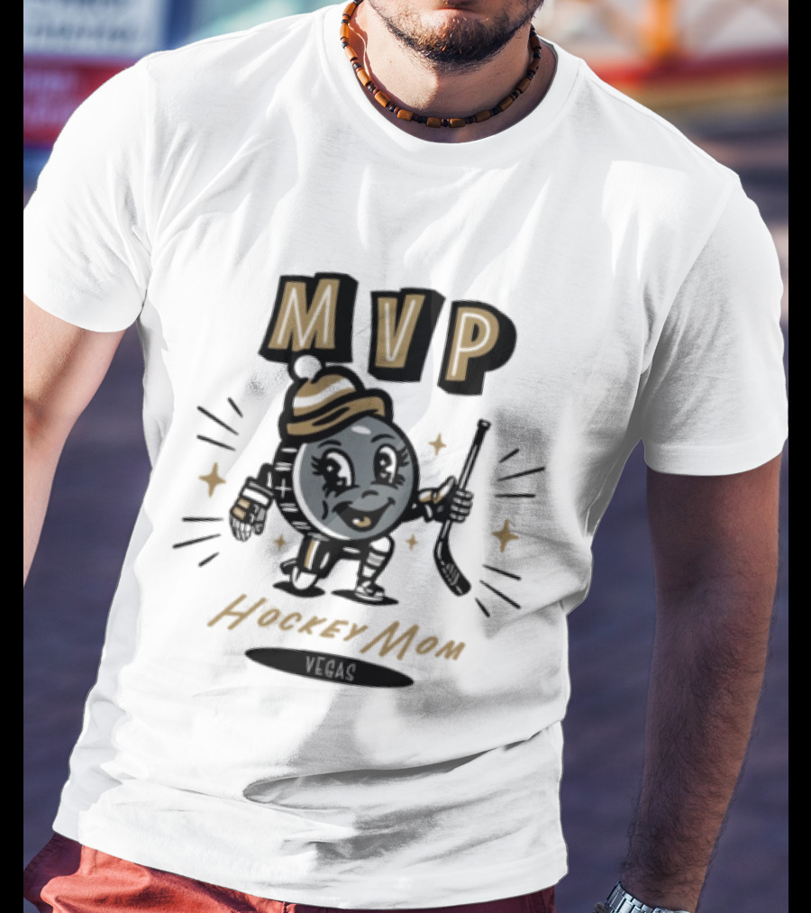 Original Vegas Golden Knights MVP Hockey Mom 2025 T-Shirt