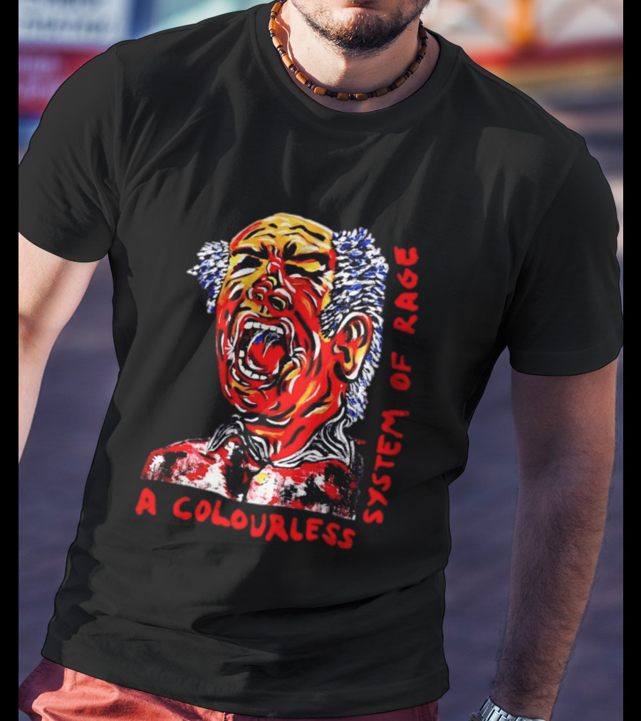 A Colourless System Of Rage Screaming Face T-Shirt
