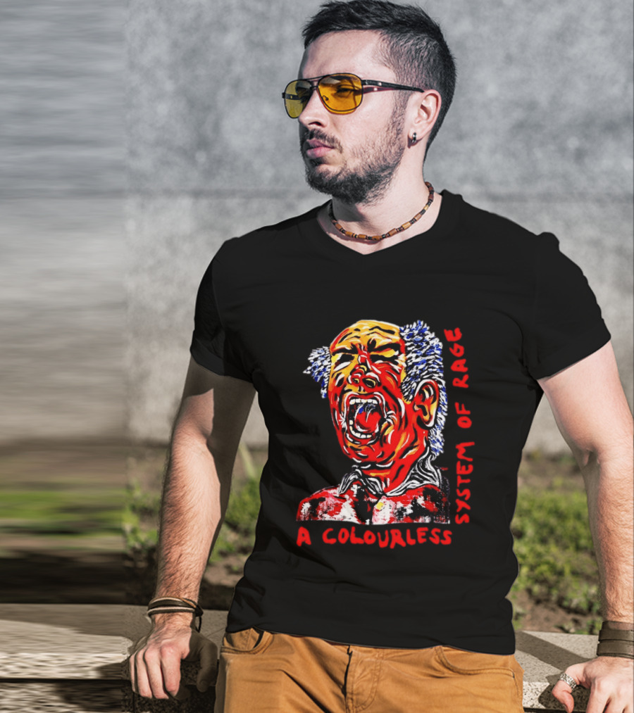 A Colourless System Of Rage Screaming Face T-Shirt