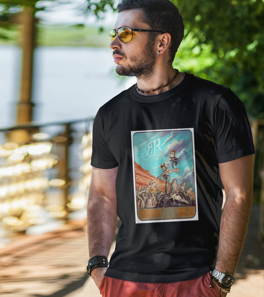 AJR Red Rocks Amphitheatre Denver June 30 2026 Morrison CO T-Shirt