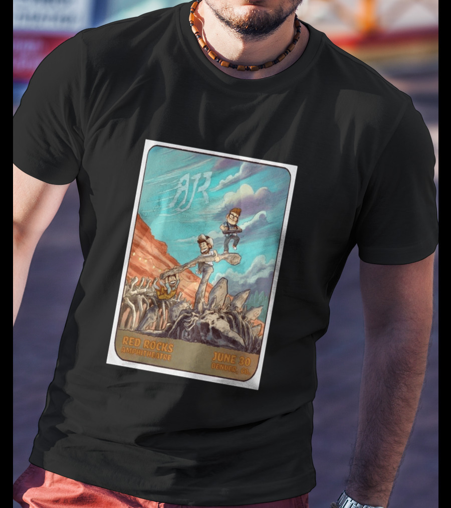 AJR Red Rocks Amphitheatre Denver June 30 2026 Morrison CO T-Shirt