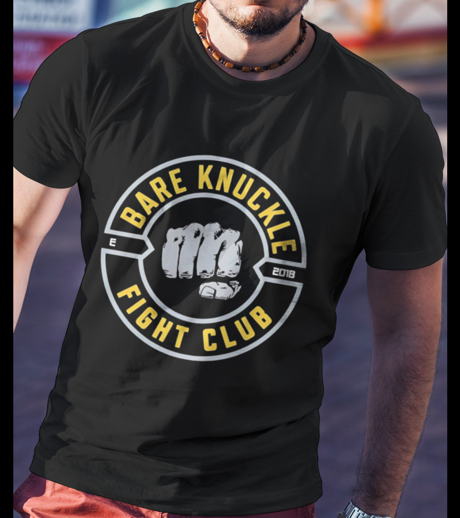 Bare Knuckle Fight Club Established 2018 Fist T-Shirt