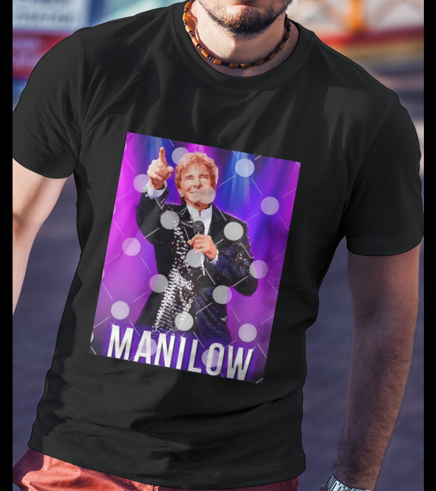 Barry Manilow Starry Stage Performance Concert T-Shirt