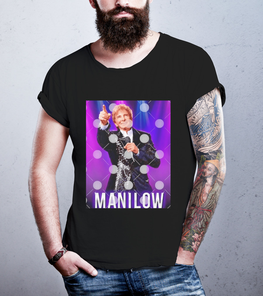Barry Manilow Starry Stage Performance Concert T-Shirt