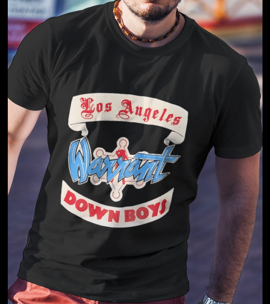Los Angeles Warrant Down Boys Iconic Music Group T-Shirt