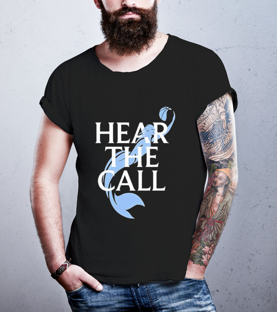 Hear The Call Mermaid Basketball Sports T-Shirt