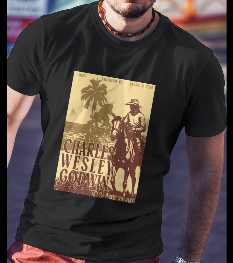 SOMA San Diego CA August 8 2026 Charles Wesley Godwin With Lilly Hiatt T-Shirt