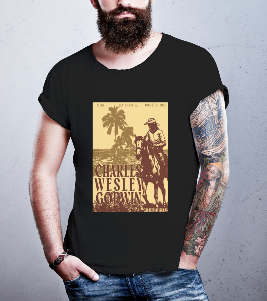SOMA San Diego CA August 8 2026 Charles Wesley Godwin With Lilly Hiatt T-Shirt