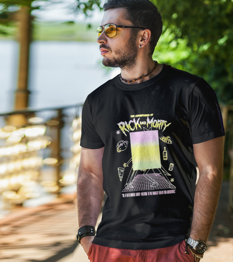 The Adventures Of Rick And Morty Welcome To The Darkest Year Of Our Adventures T-Shirt