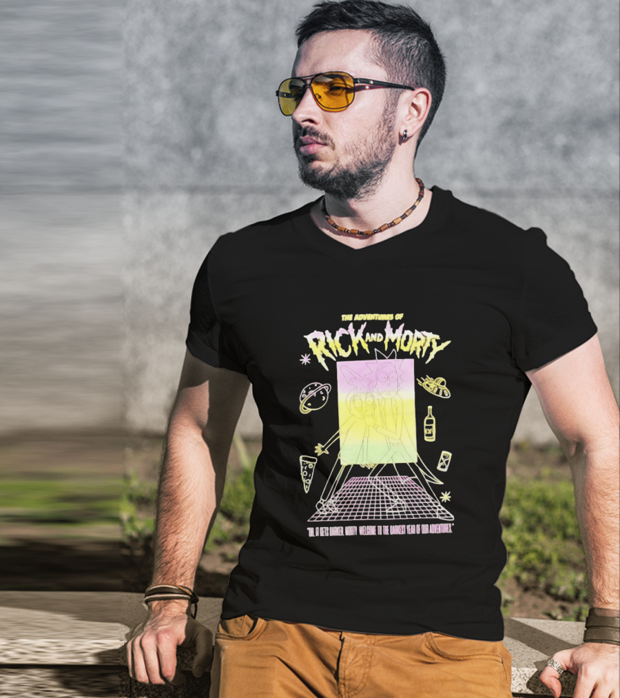 The Adventures Of Rick And Morty Welcome To The Darkest Year Of Our Adventures T-Shirt