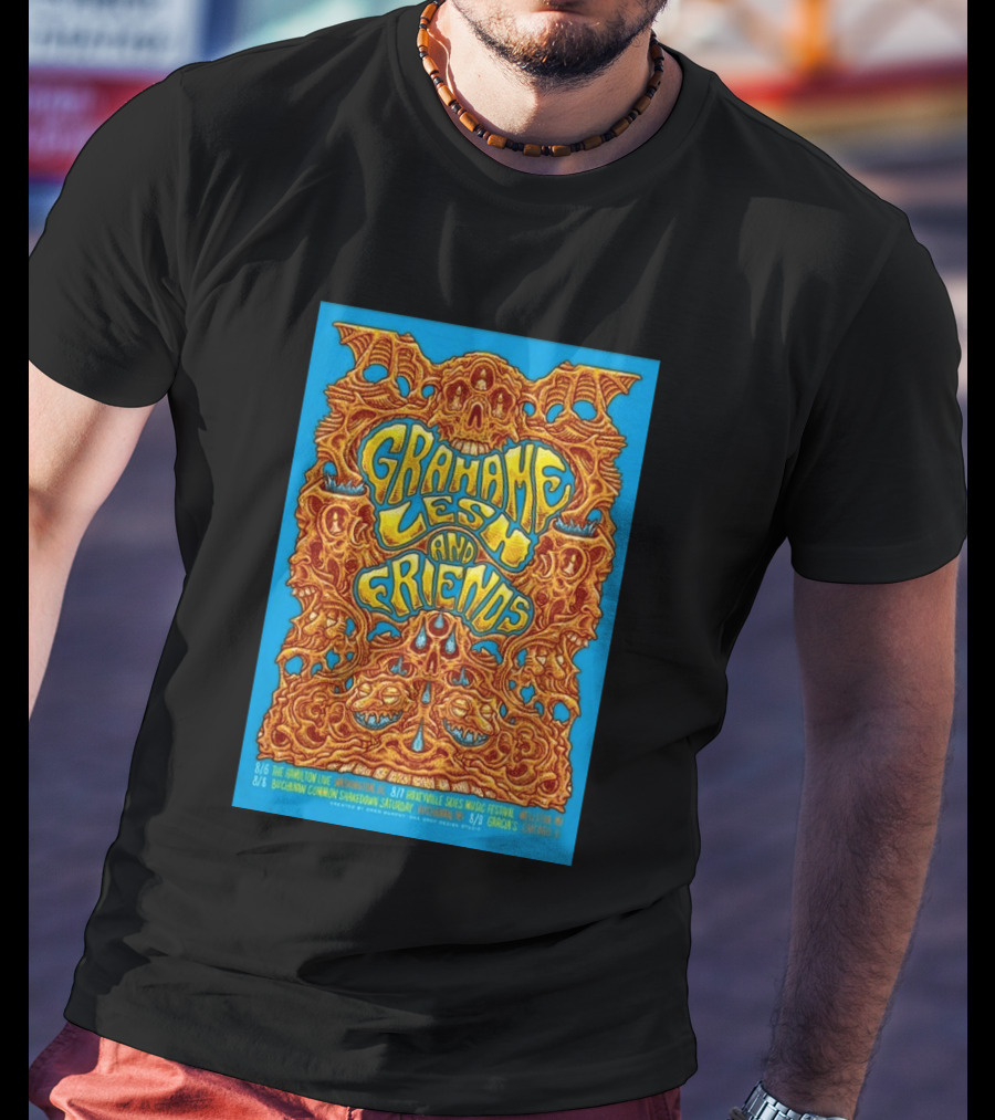 Grahame Lesh And Friends Tour August 2026 Hamilton Annapolis Ridgefield Buchanan Common Garcia's T-Shirt