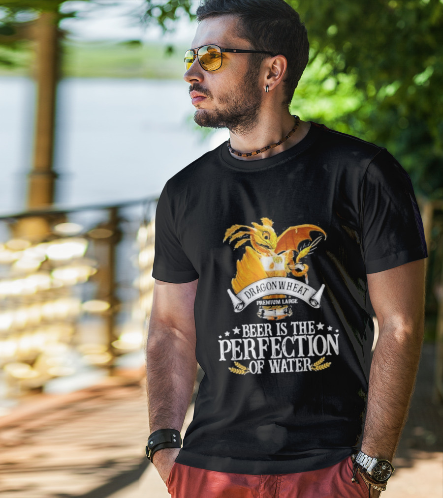 Nice Dragonwheat Premium Lager Beer Is The Perfection Of Water T-Shirt