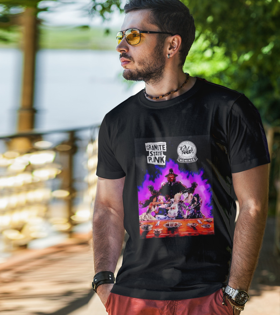 Granite State Punk Mike Wieringo Comic Book Industry Awards Nominee Vibrant Comic T-Shirt