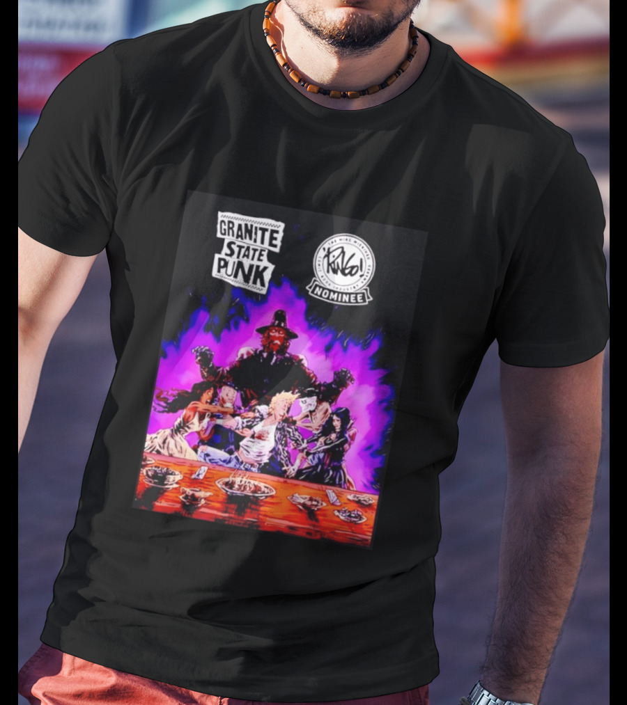 Granite State Punk Mike Wieringo Comic Book Industry Awards Nominee Vibrant Comic T-Shirt