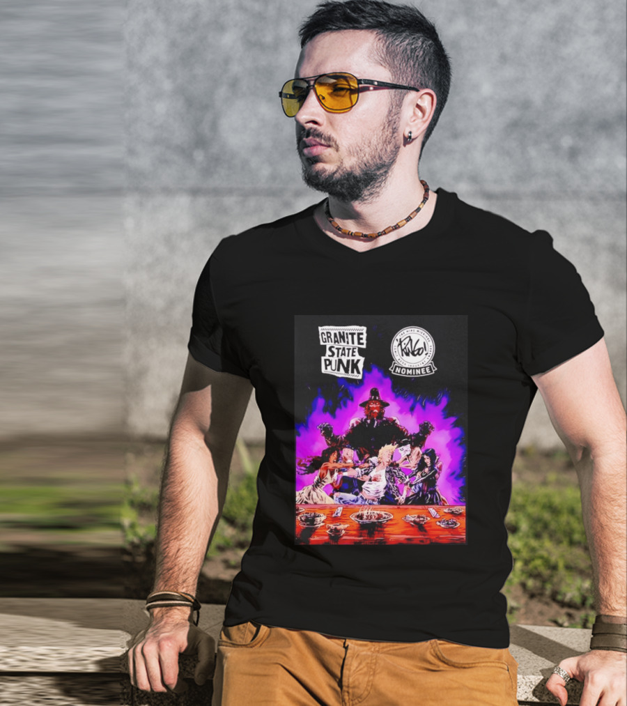 Granite State Punk Mike Wieringo Comic Book Industry Awards Nominee Vibrant Comic T-Shirt