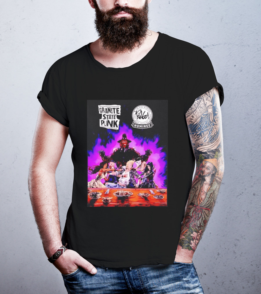 Granite State Punk Mike Wieringo Comic Book Industry Awards Nominee Vibrant Comic T-Shirt