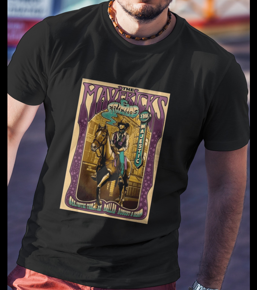 The Mavericks Majestic Theatre Dallas August 8 2026 Tour T-Shirt