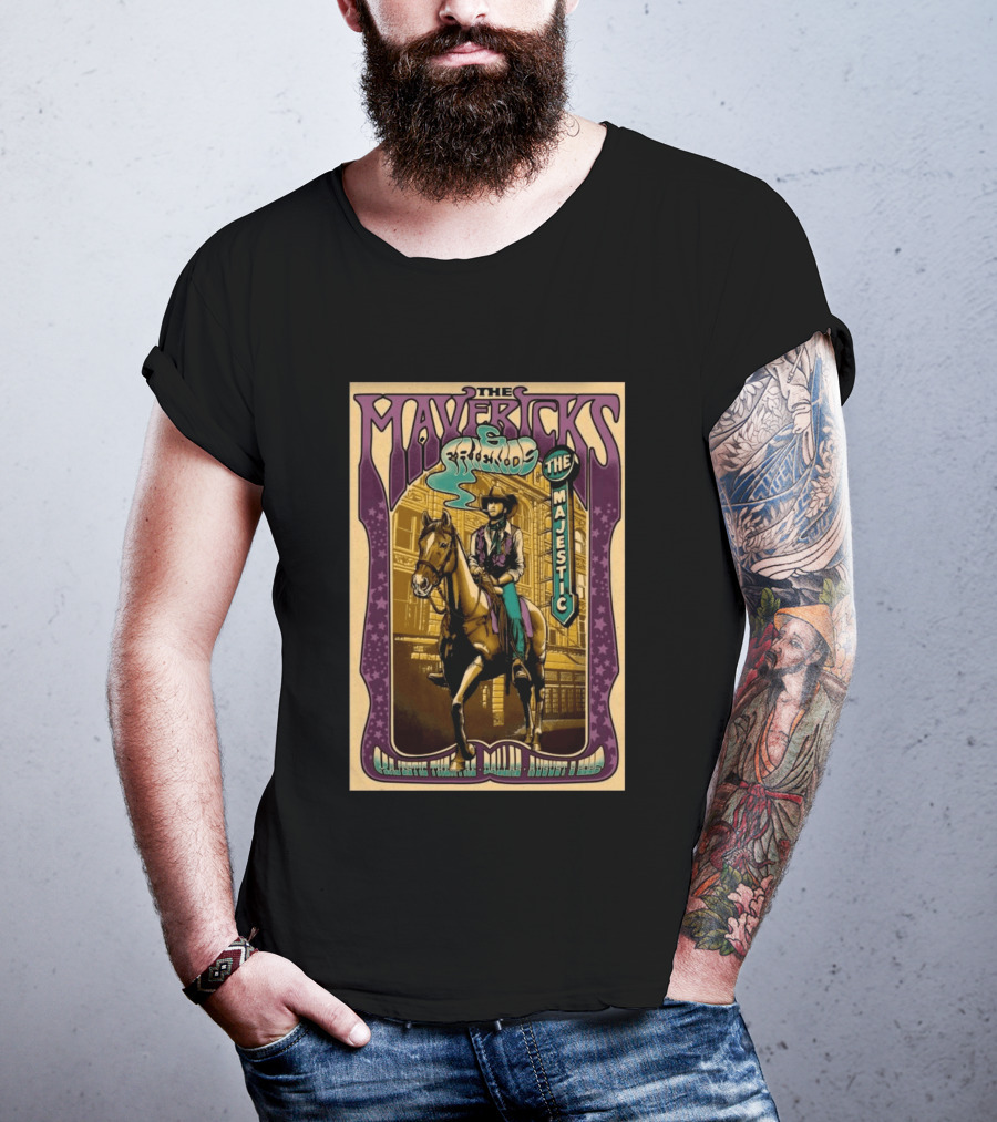The Mavericks Majestic Theatre Dallas August 8 2026 Tour T-Shirt