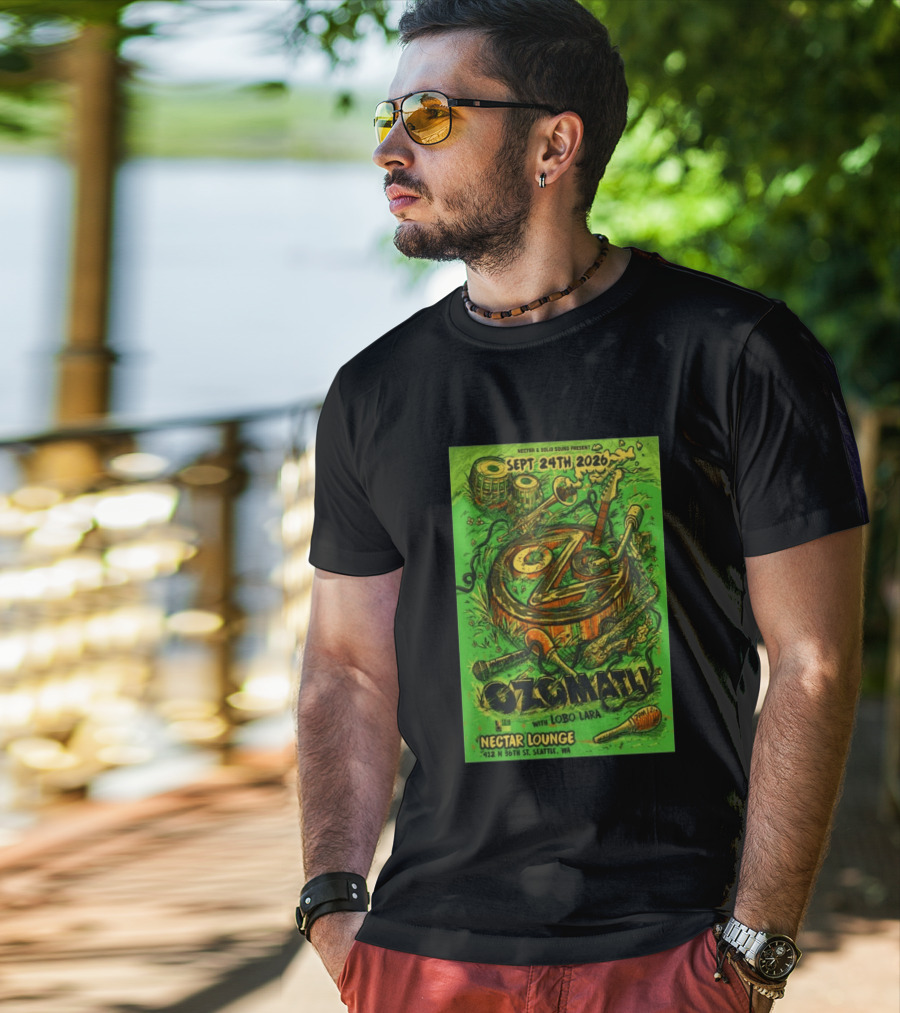 Ozomatli At Nectar Lounge Seattle With Lobo Lara September 24th 2026 T-Shirt
