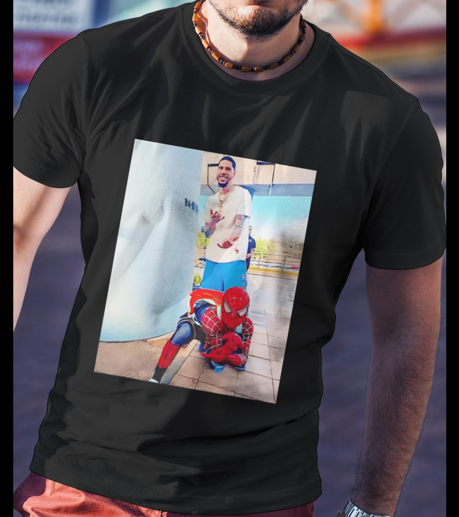 Jayson Tatum Spider Man Boston Celtics T-Shirt