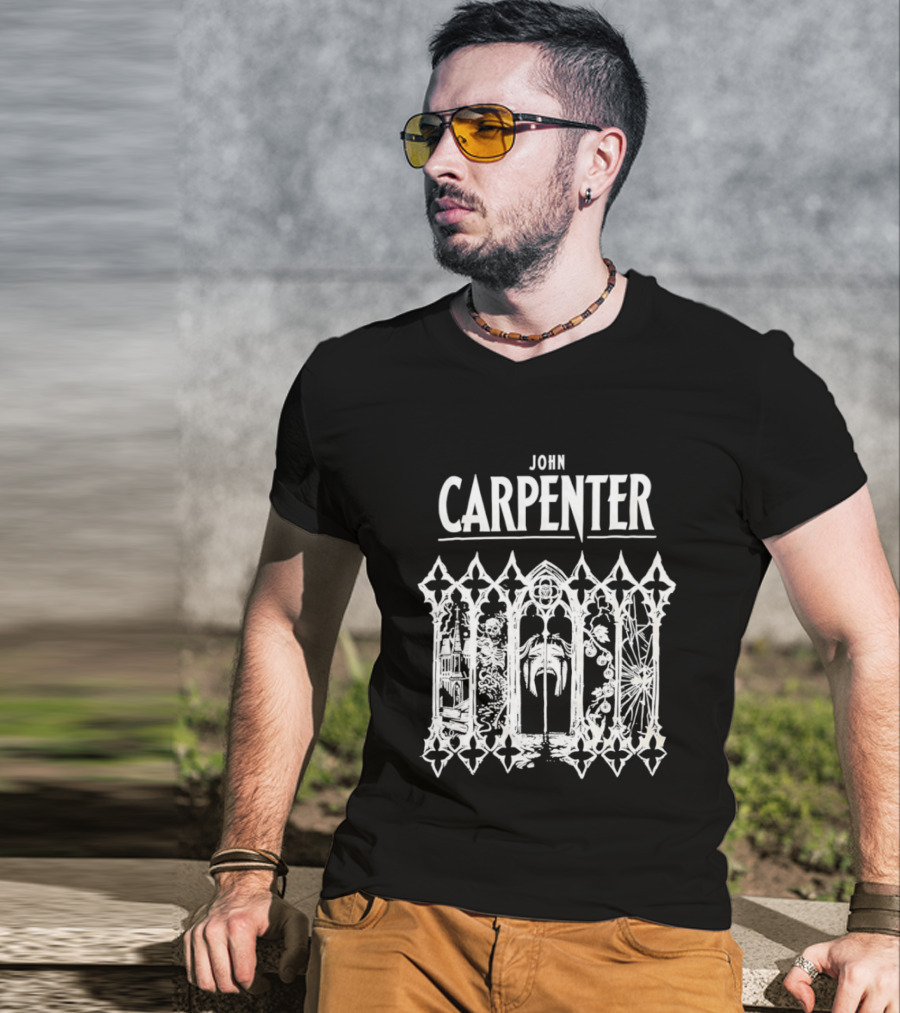 John Carpenter Gothic Horror Film Archway T-Shirt