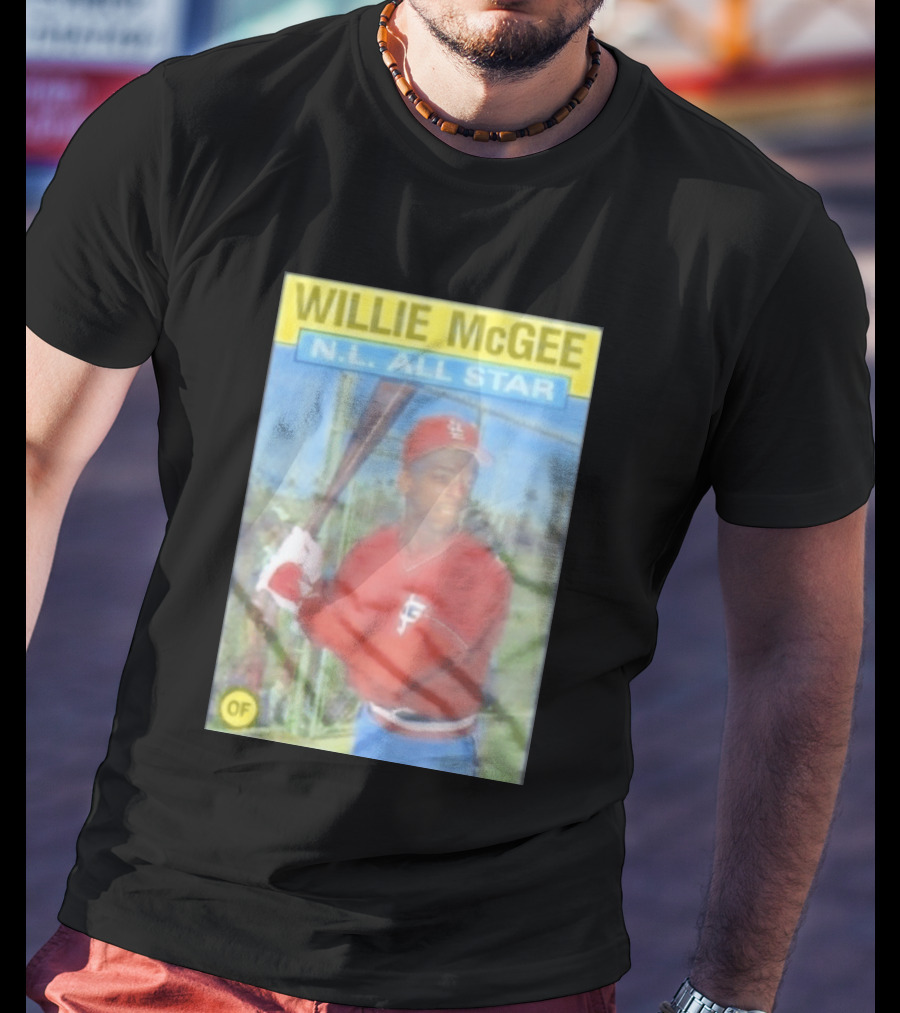 WILLIE McGEE N.L. ALL STAR OF T-Shirt