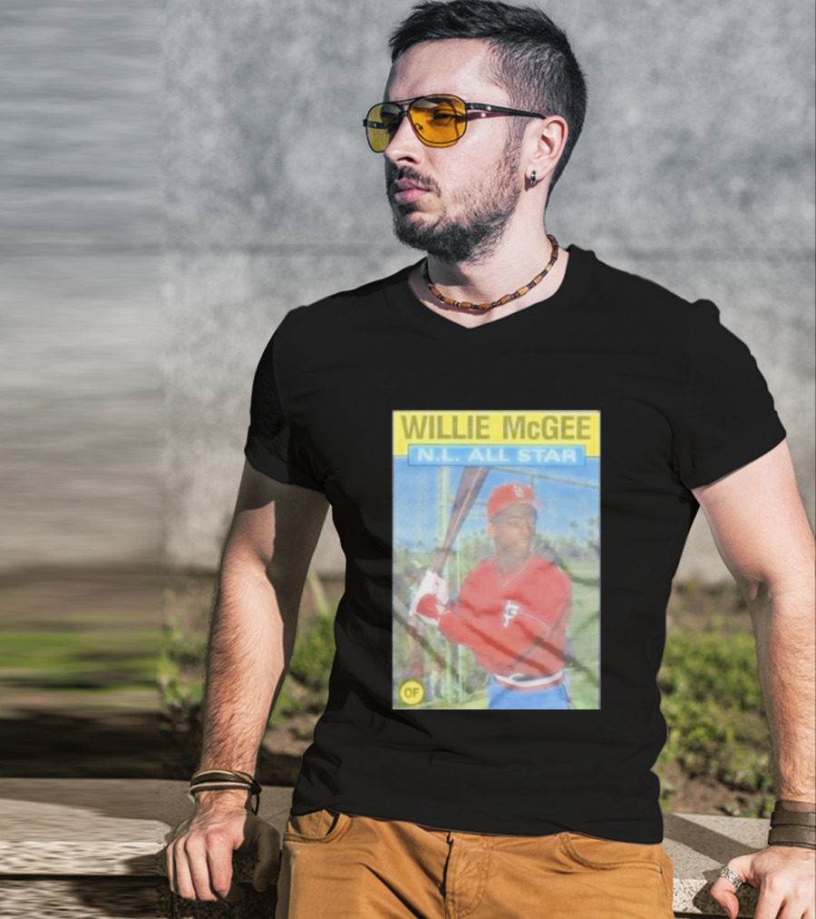 WILLIE McGEE N.L. ALL STAR OF T-Shirt