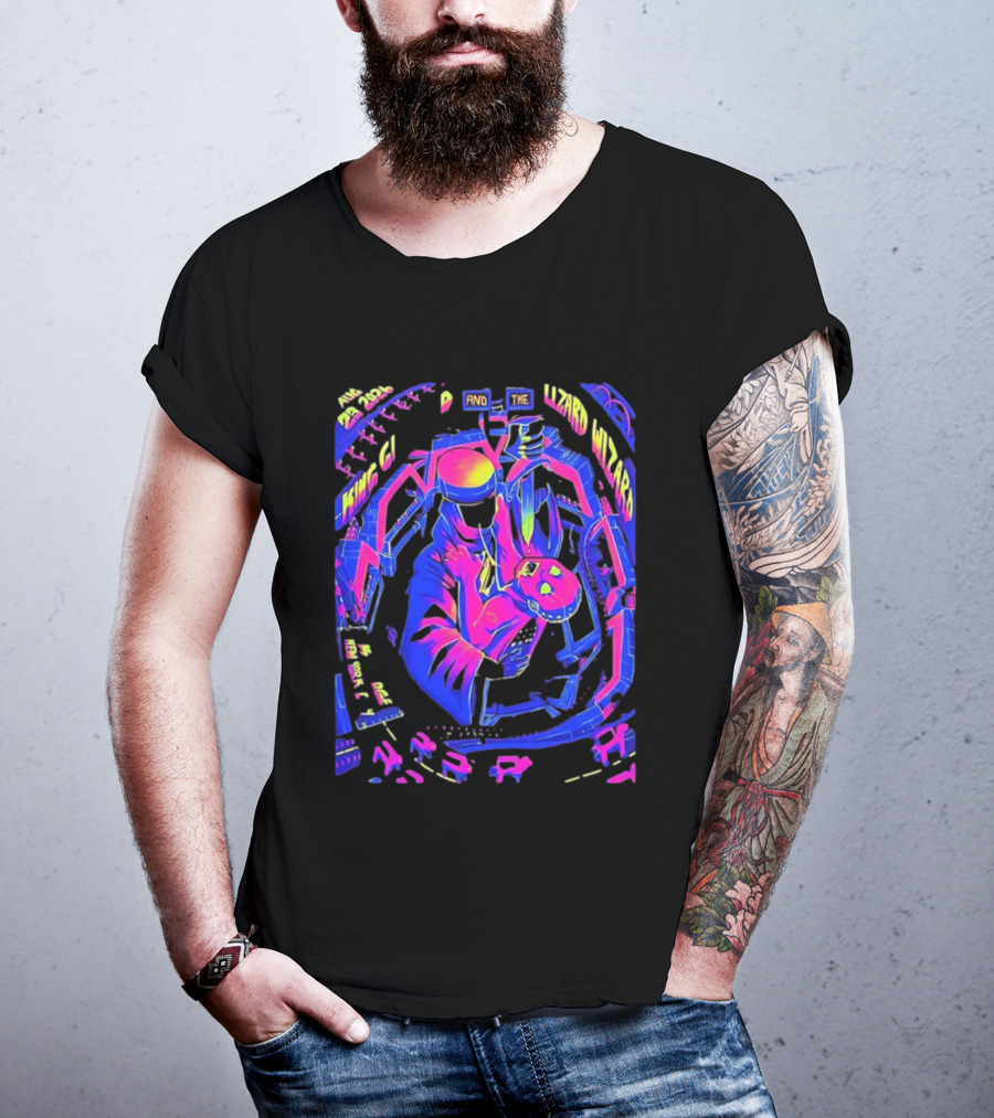 King Gizzard And The Lizard Wizard Aug 23 2024 New York City KS Bridge Concert T-Shirt