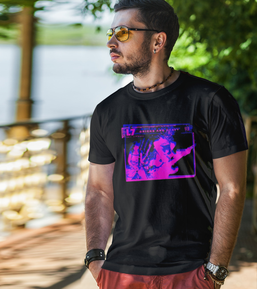 L7 Bricks Are Heavy Band Grunge Alternative Rock Album Cover T-Shirt