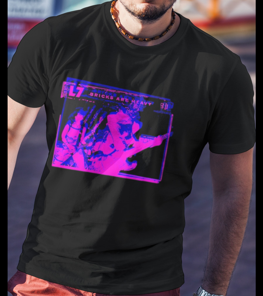 L7 Bricks Are Heavy Band Grunge Alternative Rock Album Cover T-Shirt