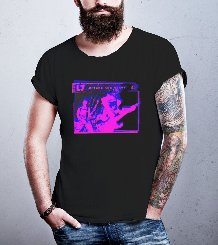 L7 Bricks Are Heavy Band Grunge Alternative Rock Album Cover T-Shirt