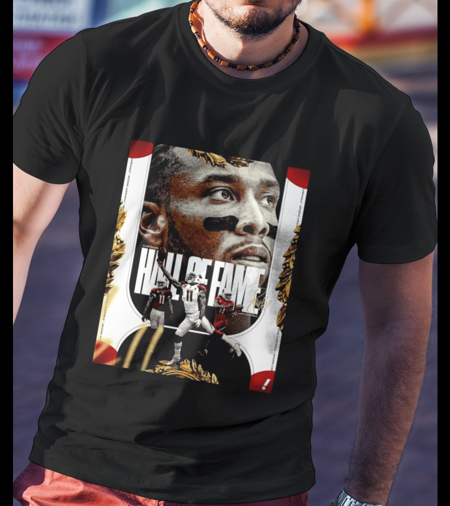 Larry Fitzgerald Hall Of Fame Class Of 2026 Legendary NFL Wide Receiver T-Shirt