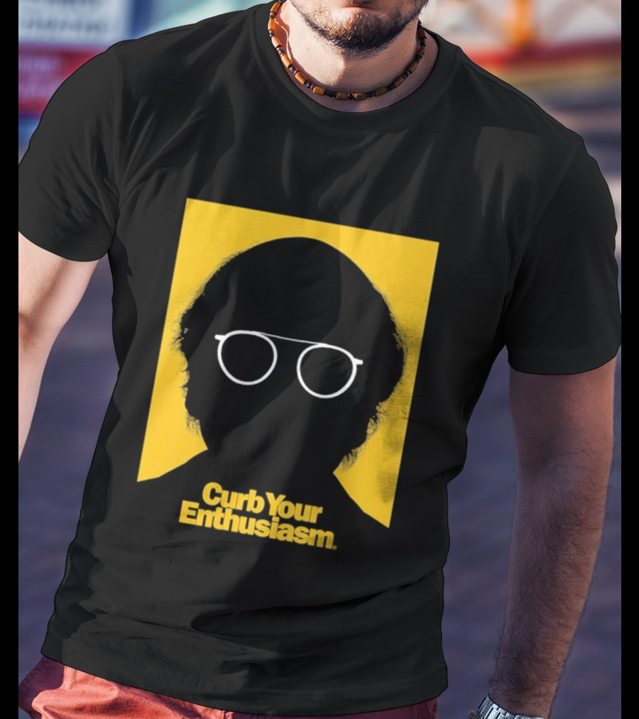 Curb Your Enthusiasm Larry David Silhouette Glasses T-Shirt