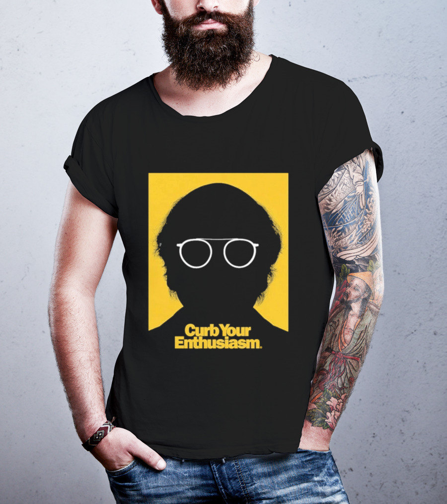 Curb Your Enthusiasm Larry David Silhouette Glasses T-Shirt