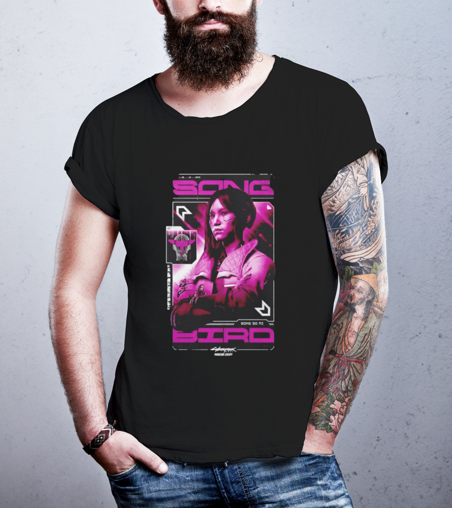 Songbird Song So Mi Cyberpunk 2077 Phantom Liberty T-Shirt