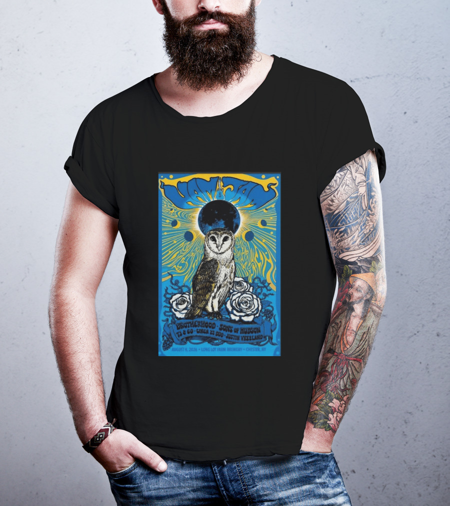 Vampay August 8 2026 Brotherhood Sons Of Hudson Long Lot Farm Chester NY & Co Circa 22 Duo Justin Vreeland T-Shirt