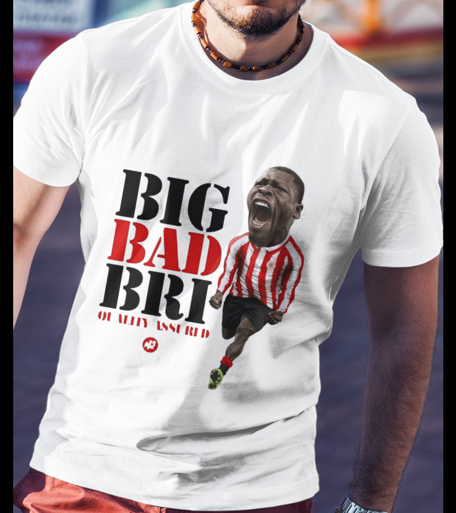 Big Bad Bri Quality Assured Sunderland AFC Caricature T-Shirt
