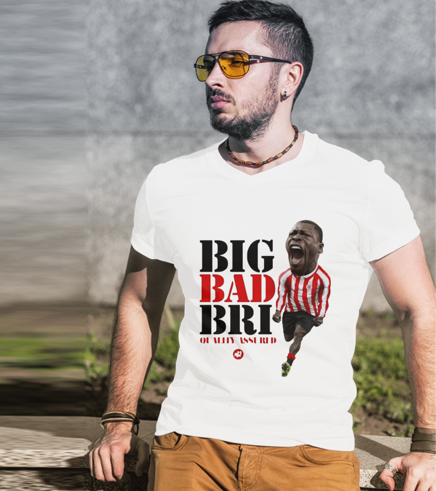 Big Bad Bri Quality Assured Sunderland AFC Caricature T-Shirt