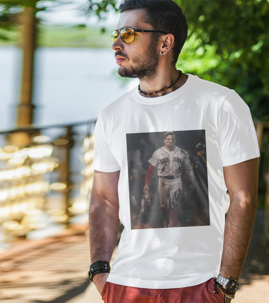 Caleb Durbin The Durbinator Red Sox Cyborg Player T-Shirt