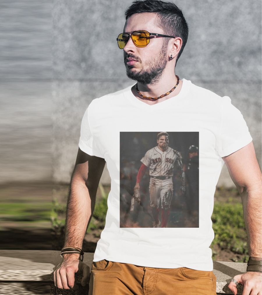 Caleb Durbin The Durbinator Red Sox Cyborg Player T-Shirt